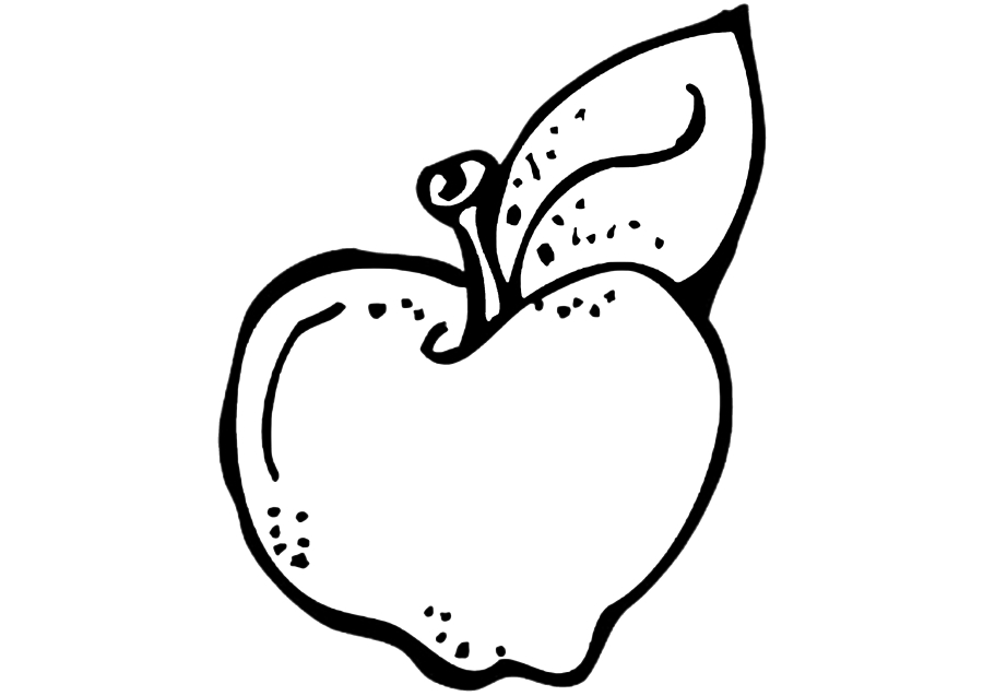 Coloring page An unusually shaped pear Print
